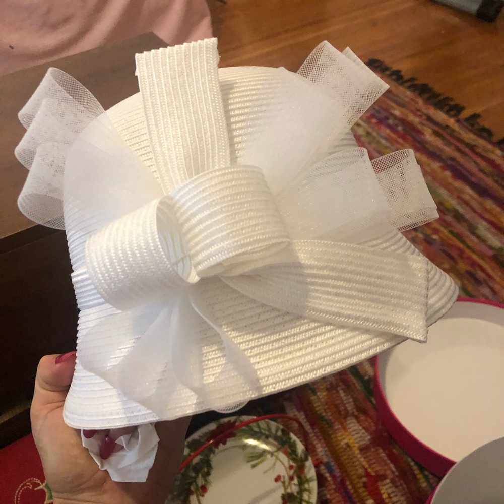 White derby Hat